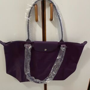 Longchamp - Deep Purple shoulder purse